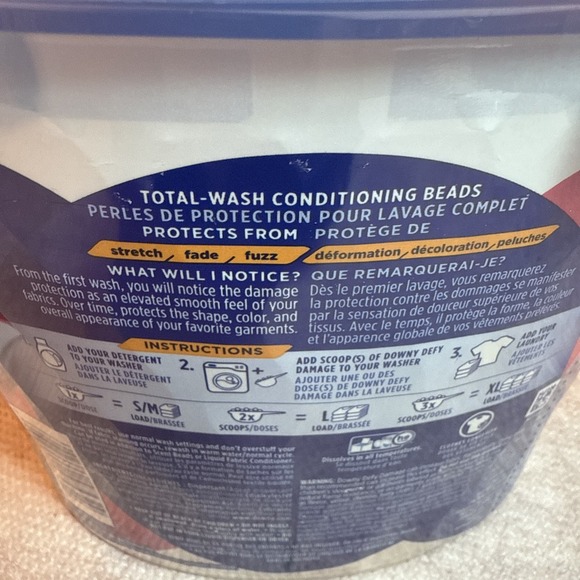 Downy Defy Damage Total Wash Conditioning Beads Floral Scent 18.10 Oz  Sealed P - Picture 5 of 7